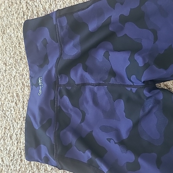 Calvin Klein Blue and Black Leggings - Picture 4 of 7